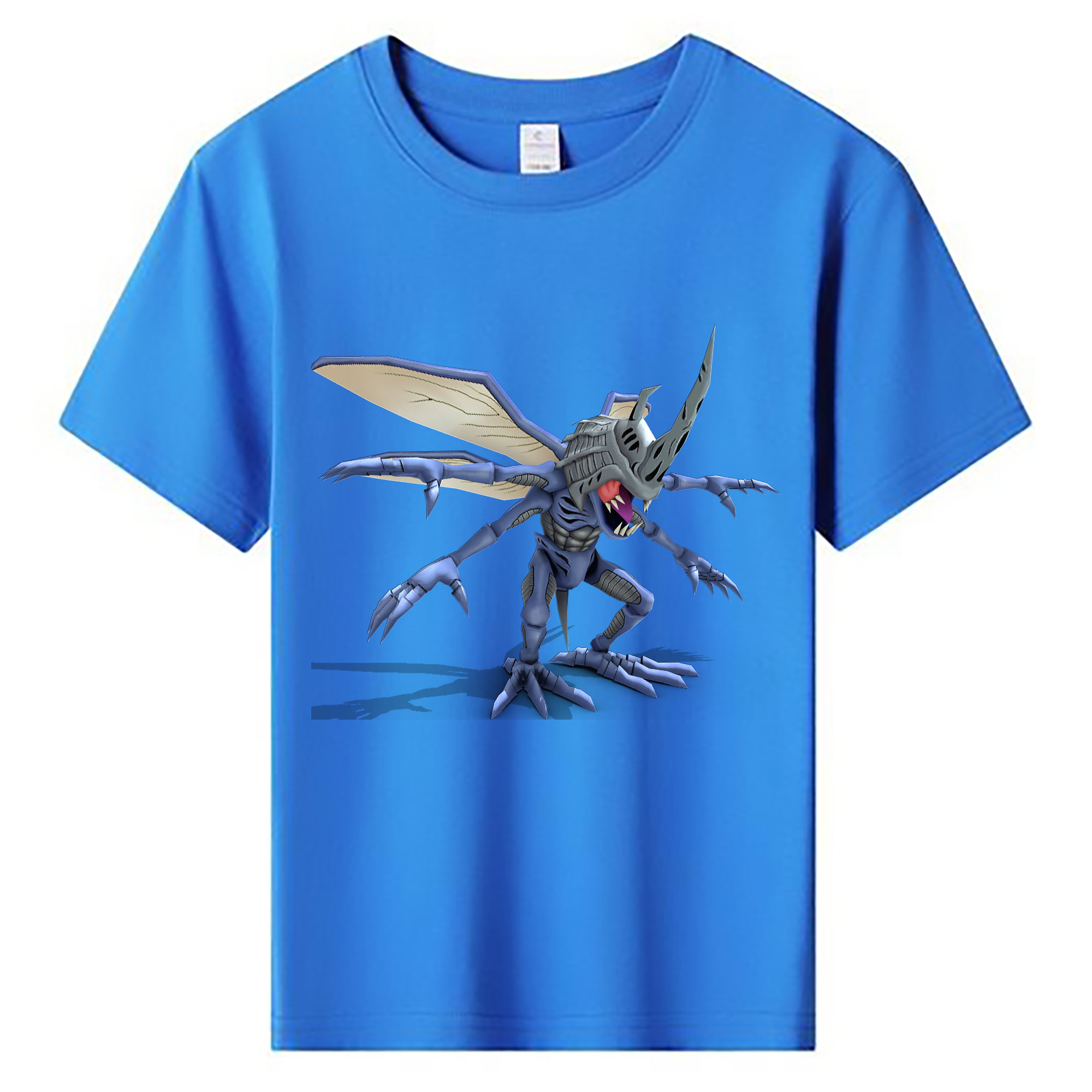 （画像用） Digimon デジタルモンスター/デジモン 綿100％キッズTシャツ（フロントプリント）